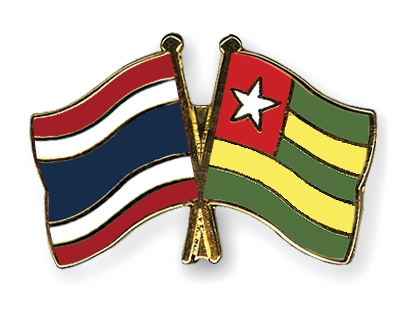 Fahnen Pins Thailand Togo