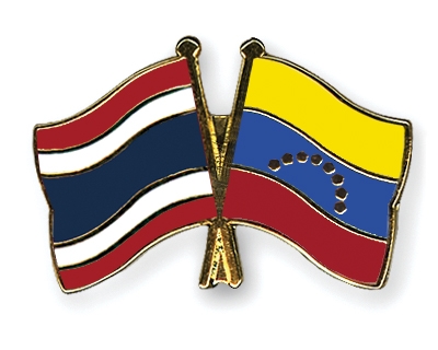Fahnen Pins Thailand Venezuela