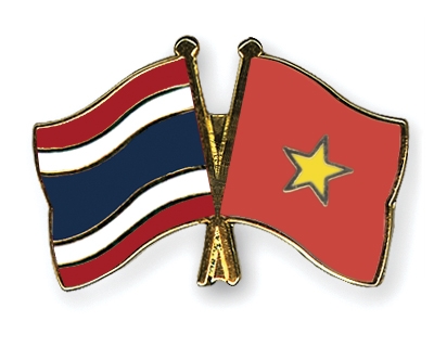 Fahnen Pins Thailand Vietnam