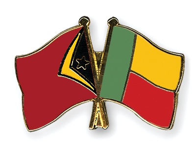 Fahnen Pins Timor-Leste Benin