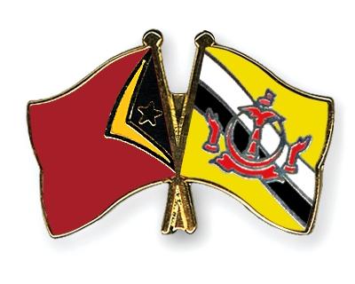 Fahnen Pins Timor-Leste Brunei-Darussalam