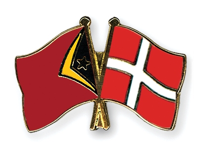 Fahnen Pins Timor-Leste Dnemark