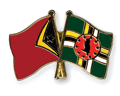 Fahnen Pins Timor-Leste Dominica