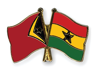 Fahnen Pins Timor-Leste Ghana