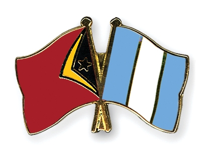 Fahnen Pins Timor-Leste Guatemala