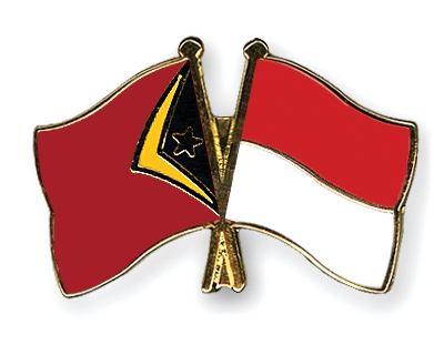Fahnen Pins Timor-Leste Indonesien