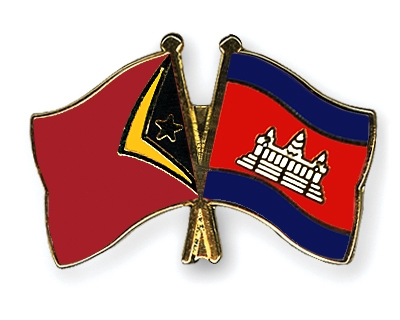 Fahnen Pins Timor-Leste Kambodscha