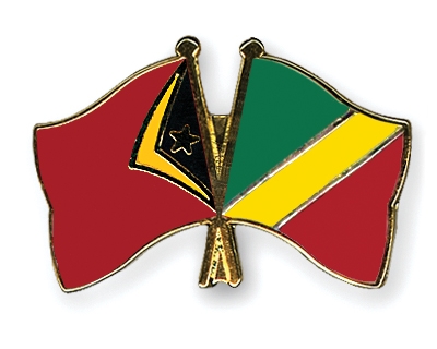 Fahnen Pins Timor-Leste Kongo-Republik