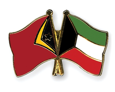 Fahnen Pins Timor-Leste Kuwait