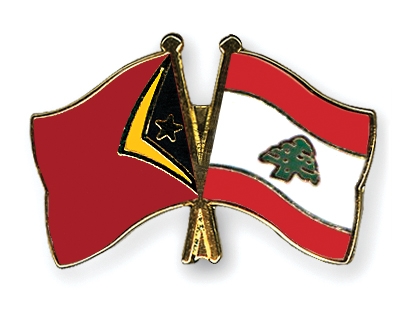 Fahnen Pins Timor-Leste Libanon