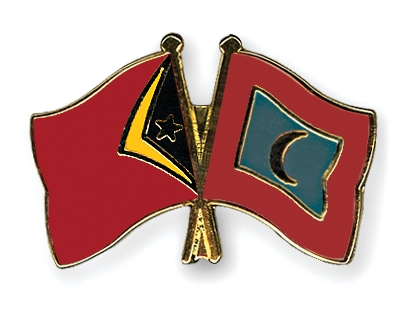 Fahnen Pins Timor-Leste Malediven