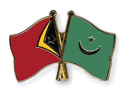Fahnen Pins Timor-Leste Mauretanien