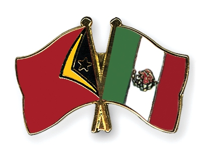 Fahnen Pins Timor-Leste Mexiko