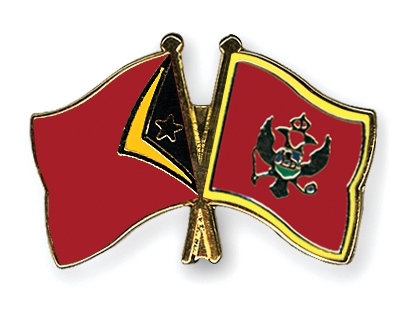 Fahnen Pins Timor-Leste Montenegro