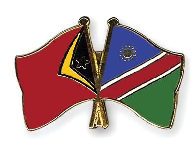 Fahnen Pins Timor-Leste Namibia