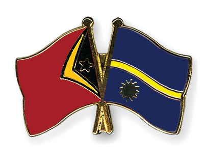 Fahnen Pins Timor-Leste Nauru