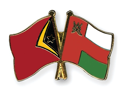 Fahnen Pins Timor-Leste Oman