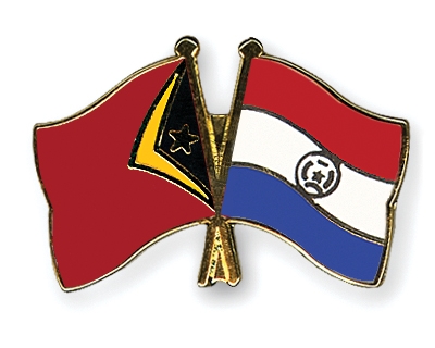 Fahnen Pins Timor-Leste Paraguay