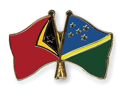 Fahnen Pins Timor-Leste Salomonen