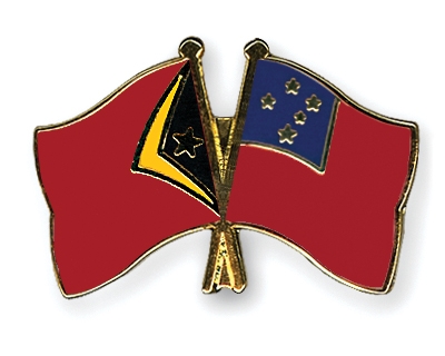 Fahnen Pins Timor-Leste Samoa