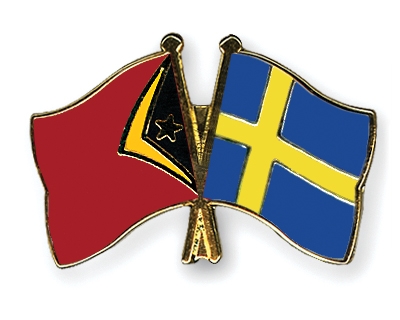 Fahnen Pins Timor-Leste Schweden