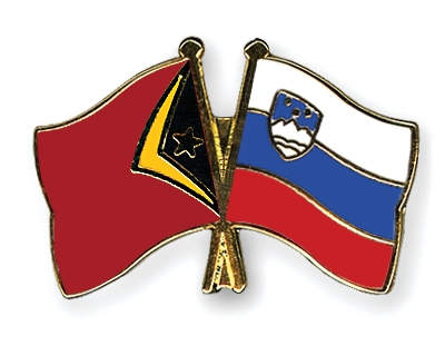 Fahnen Pins Timor-Leste Slowenien