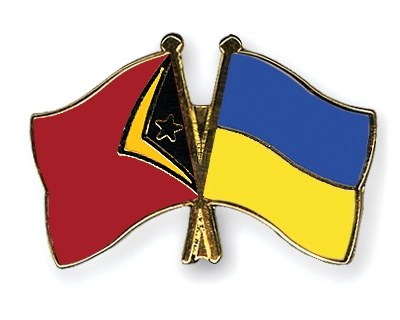 Fahnen Pins Timor-Leste Ukraine