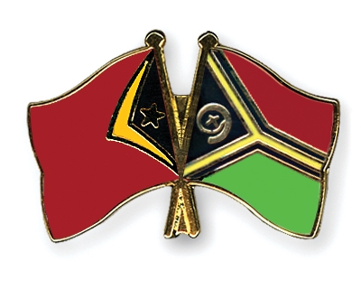 Fahnen Pins Timor-Leste Vanuatu