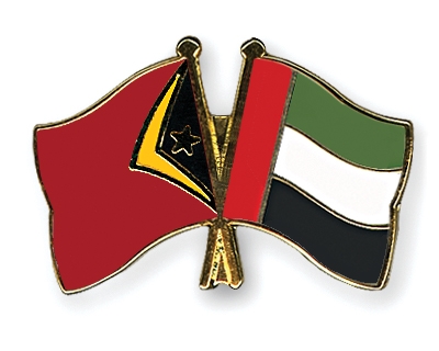Fahnen Pins Timor-Leste Ver-Arab-Emirate