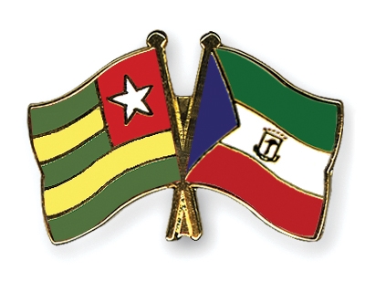 Fahnen Pins Togo quatorialguinea