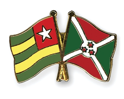 Fahnen Pins Togo Burundi