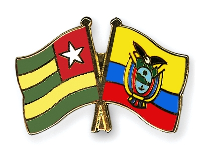 Fahnen Pins Togo Ecuador