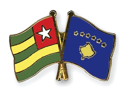 Fahnen Pins Togo Kosovo