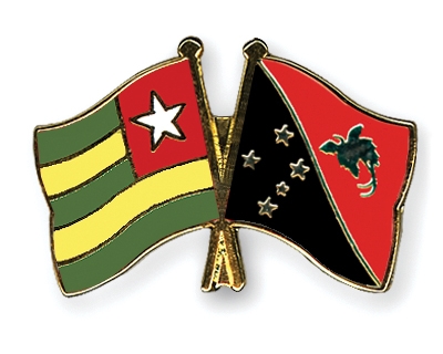 Fahnen Pins Togo Papua-Neuguinea