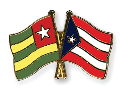 Fahnen Pins Togo Puerto-Rico