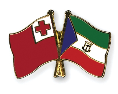 Fahnen Pins Tonga quatorialguinea