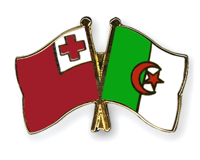 Fahnen Pins Tonga Algerien