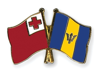 Fahnen Pins Tonga Barbados