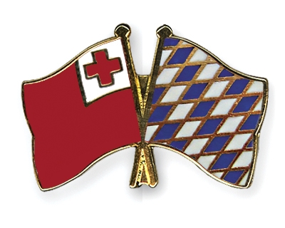 Fahnen Pins Tonga Bayern