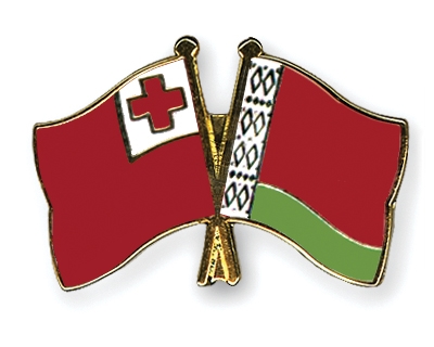 Fahnen Pins Tonga Belarus