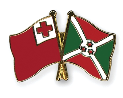 Fahnen Pins Tonga Burundi