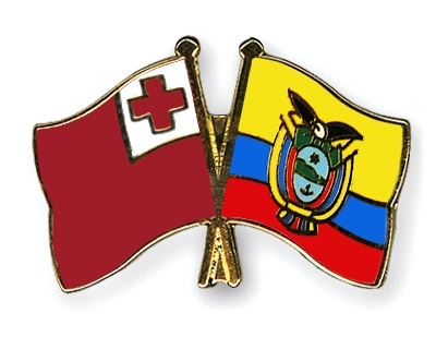 Fahnen Pins Tonga Ecuador