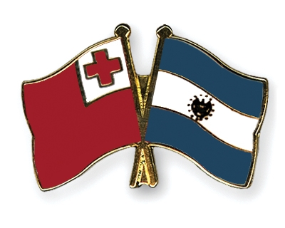 Fahnen Pins Tonga El-Salvador