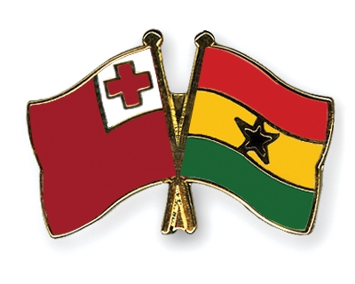 Fahnen Pins Tonga Ghana