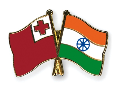 Fahnen Pins Tonga Indien