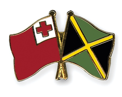 Fahnen Pins Tonga Jamaika