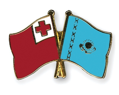 Fahnen Pins Tonga Kasachstan