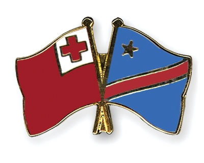 Fahnen Pins Tonga Kongo-Demokratische-Republik