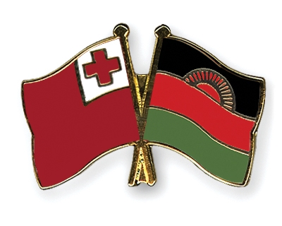 Fahnen Pins Tonga Malawi