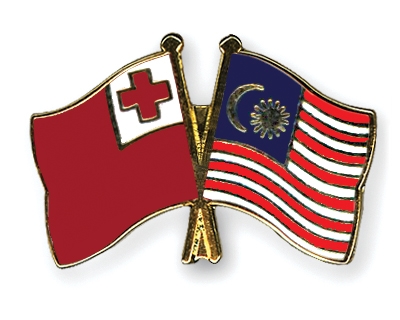 Fahnen Pins Tonga Malaysia